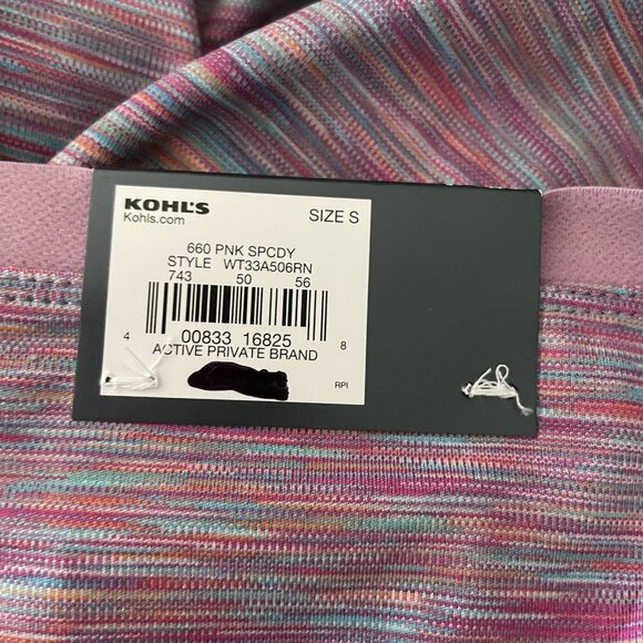 Tek Gear Women S Pink Spacedye Ultrastretch Athletic High Rise Legging NWT - Picture 10 of 11